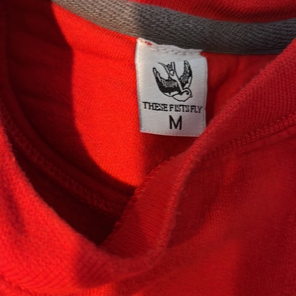 Cozy TFF red unisex sweater - Picture 3 of 3